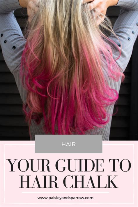 Hair Chalk Everything You Need To Know Paisley And Sparrow