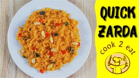 Add garlic, onion powder, and turmeric and stir until well mixed in. How to Make Zarda | Homemade Zarda in Mintes | Yellow Rice ...