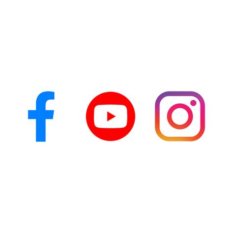 Facebook Youtube Instagram Logotipo Transparente Png 24983629 Png