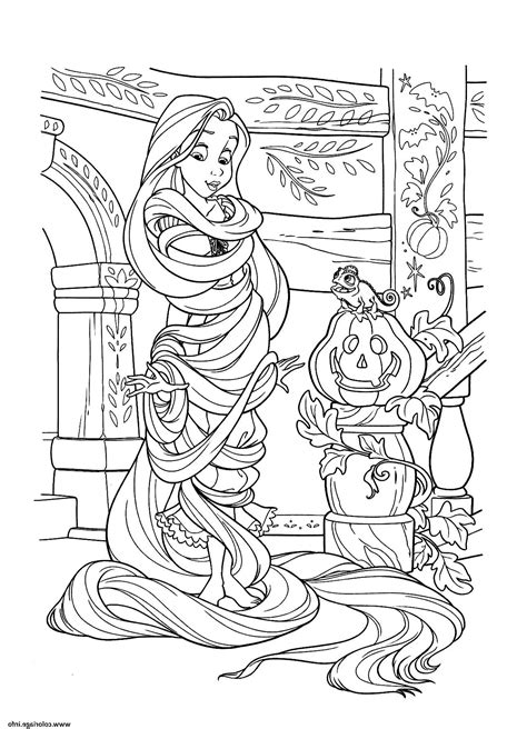 Coloriage Princesse Raiponce Beau Images Coloriage Halloween Disney