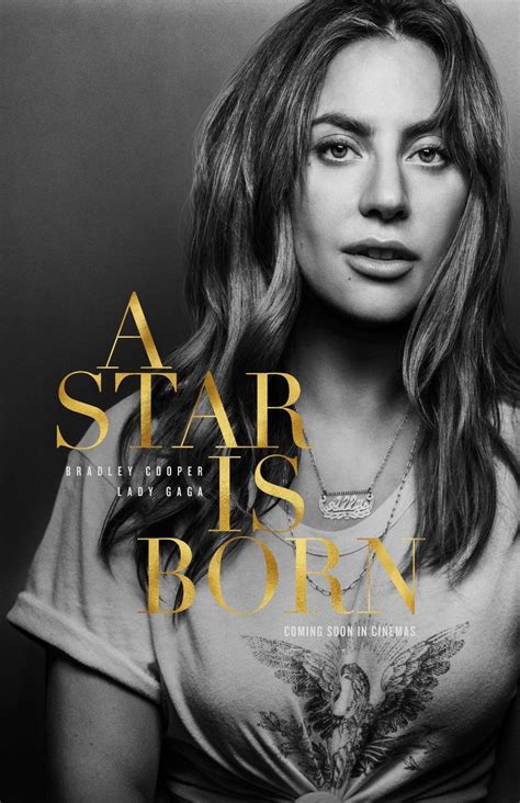 A Star Is Born Movie Poster X Inches Lady Gaga Poster A Star Is Born Lady Gaga Gaga