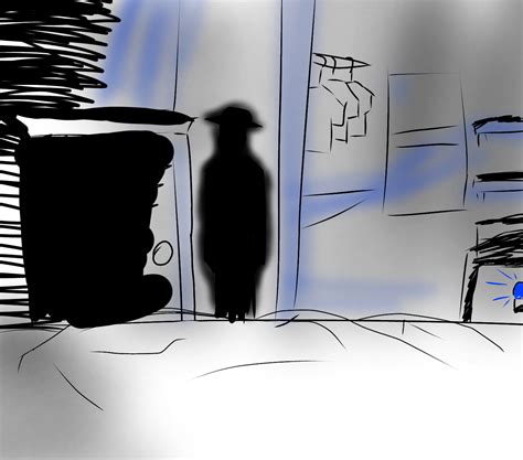 Shadow figure possibly hat man : r/Humanoidencounters