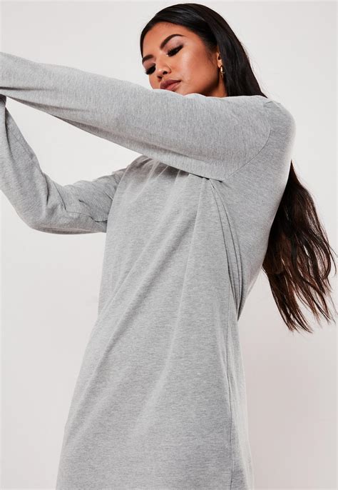 We did not find results for: Grey Basic Long Sleeve T Shirt Dress | Missguided