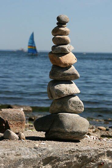 Rocks Stacked At The Beach By Vvfineartphotog Redbubble