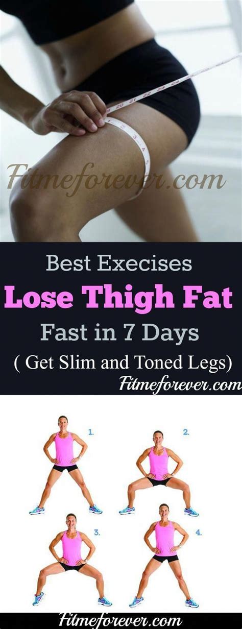 According to the american council on exercise, spot reducing fat from certain areas through exercising is impossible, so it's unlikely that doing hundreds of squats and lunges will burn fat from your thighs. Pin on Lose weight quick