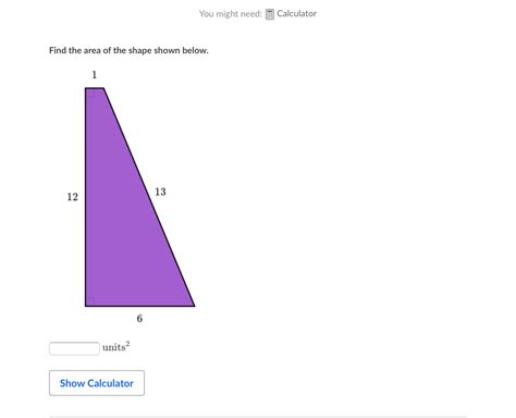Answered: Find the area of the shape shown below.… | bartleby