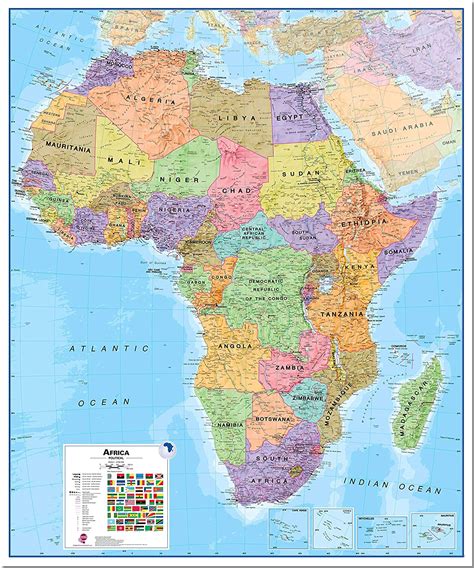 Large Map Of Africa Florida Map