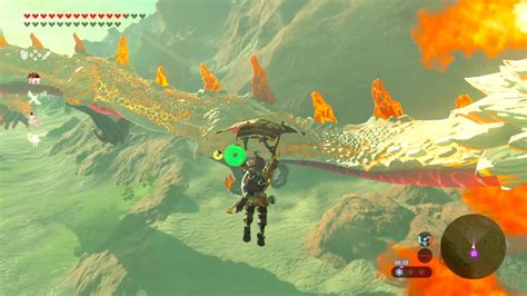 Making the equipment and then starting the fire. Zelda: BOTW (Spirit Dragon Farming // Dinraal Guide) | Doovi