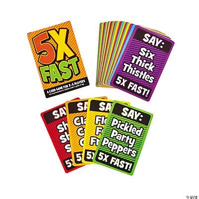 Before you apply, make sure you have the following documents on hand to complete this process: "5x Fast" Card Games - Oriental Trading - Discontinued