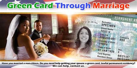 Getting a green card through marriage is not as simple as you might think. Green Card through Marriage - Immigration Law of Montana