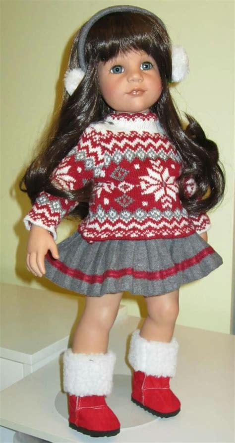 Hannah Gotz Doll Crochet Doll Dress Knit Crochet Knitted Gotz Dolls