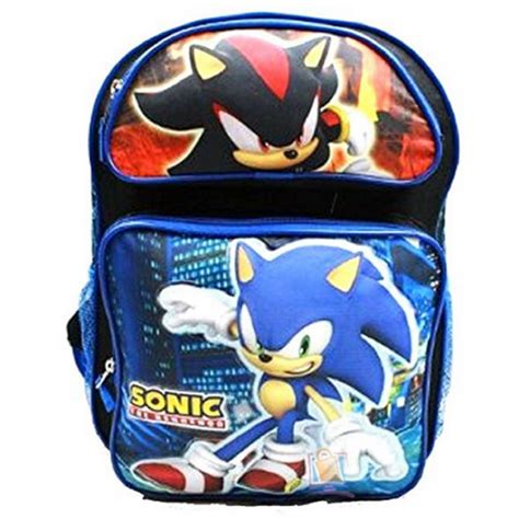 Nintendo Backpack Sonic The Hedgehog Large 16 Inch Shadow