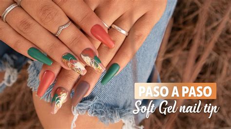 Paso A Paso De Cómo Colocar Los Soft Gel Nail Tip Manicura24 Youtube