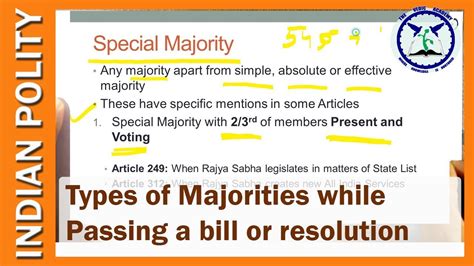 Types Of Majority Simple Majority Special Absolute And Effective