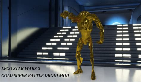 Gold Super Battle Droid Lego Star Wars 3 The Clone Wars At Star Wars