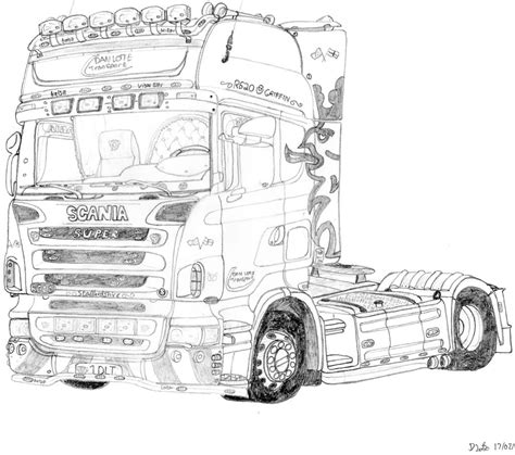 Drawing of paints and pencil. Truck Sketch Drawing at PaintingValley.com | Explore collection of Truck Sketch Drawing