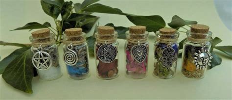 Witch Bottle Spell Talisman For Wealth Love Luck And More Herbs Wicca Ebay Witch Bottles