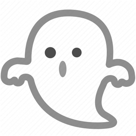 Cute Ghost Halloween Haunted Spooky Icon Download On Iconfinder