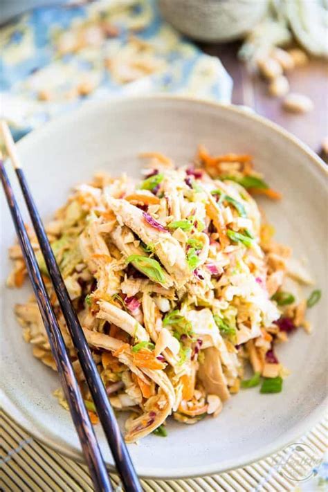 I made shredded chicken for egg rolls last night and i would never have known you can do this with chicken! Asian Shredded Chicken Salad | Recipe | Shredded chicken ...