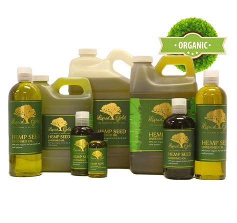 Because of the high fat content of the hemp seed oil, it works as a great moisturizer for your hair and scalp. Liquid Gold Premium Hemp Seed Oil Pure & Organic for Skin ...
