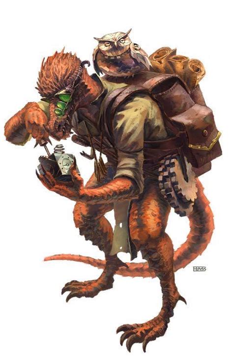 A Kobold Inventor Dungeons And Dragons Characters Concept Art
