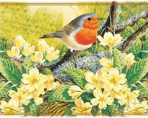 Click to view full schedules. Robin Spring (With images) | Art, Bird art, Spring wall art