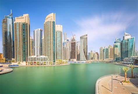 The Beauty Panorama Of Dubai Marina Uae Stock Photo Image Of Marina