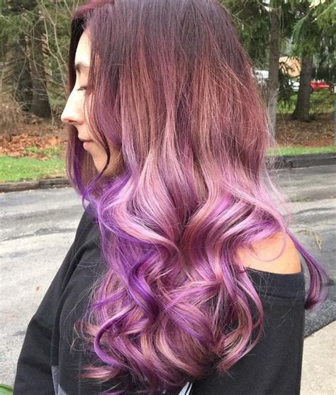 With bleached hair, the lavender fades very fast as it is a very diluted purple. 30 Luxuriously Royal Purple Ombre Hair Color Ideas