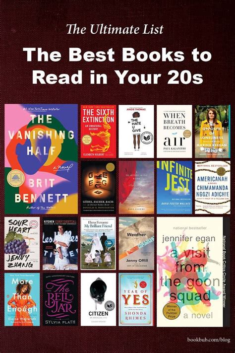The Ultimate List Of Books To Read In Your 20s Books To Read In Your