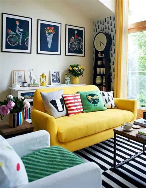 75 Beautiful Yellow Sofa For Living Room Decor Ideas Bankstellen