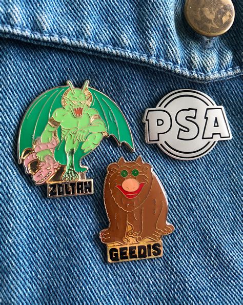 zoltan enamel pin psa press