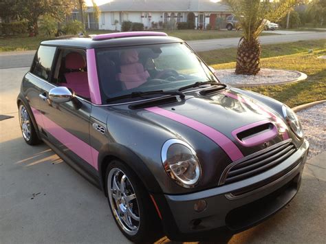 Pink Mini Car Pink Mini Coopers Mini Coper Mini Cooper