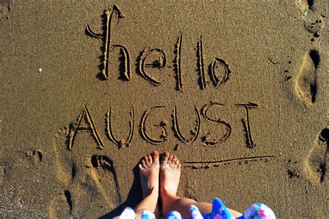 Beach Sand Hello August Pictures, Photos, and Images for Facebook ...