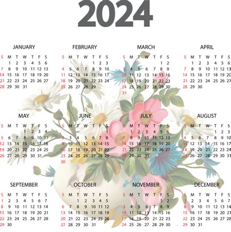 New Year Floral Design Calendar Design For Printable 2023 Calendar For