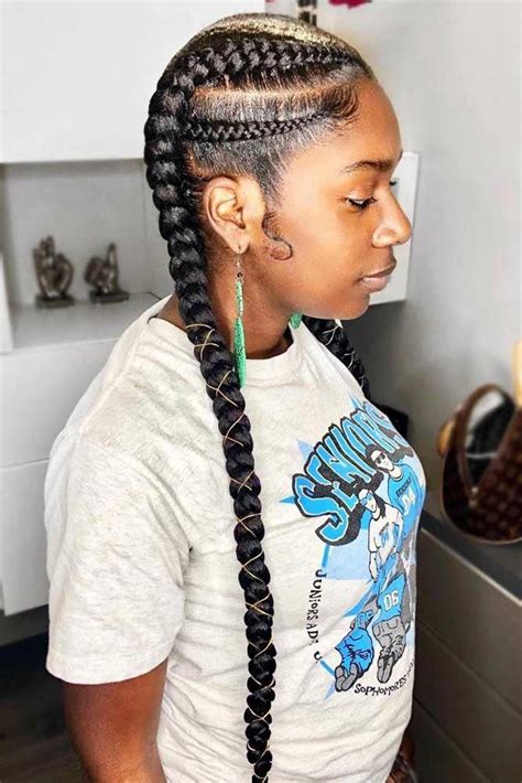 55 trendy black braided hairstyles that catch people s eyes and keep natural hair safe braids