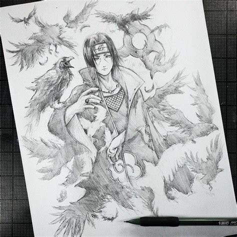 How to draw the indoraptor | step by step. #uchiha #itachi #akatsuki #fanart #shinobi #crows # ...