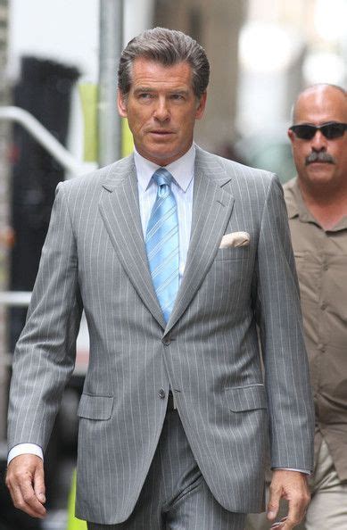 sharp dressed man well dressed men pierce brosnan 007 suit overcoat hollywood men evolution