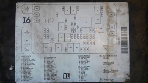 1997 mitsubishi 3000gt mini fuse box diagram 1997 mitsubishi 3000gt mini fuse box map fuse panel layout diagram parts: Chevy Trailblazer 2001 2009 Main Fuse Box Location and ...