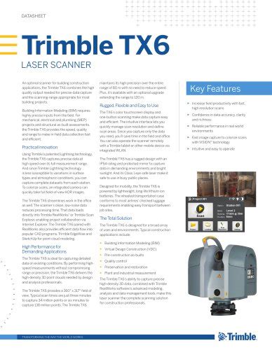 Tous Les Catalogues Et Fiches Techniques Pdf Trimble Mep France