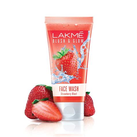 Lakme Blush And Glow Gel Face Wash Strawberry Blast 100g Essmart