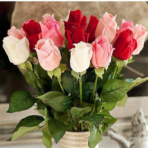 Maybe you would like to learn more about one of these? Rose Artificial Flowers Silk Rose Flowers Floral Party ...