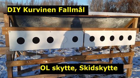 Diy Skidskyttemål Kurvinen Biathlon Targets Fallmål Youtube