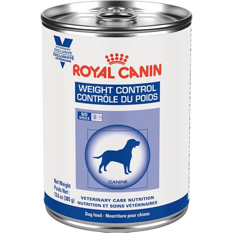 It provides digestive support, skin and coat support, and helps your dog. Canine Weight Control Canned Dog Food - Royal Canin