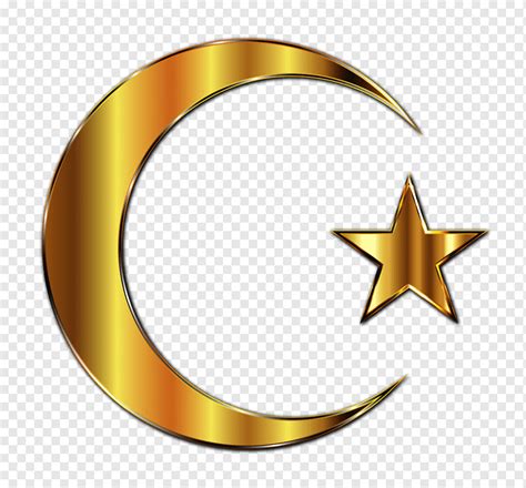 Star and crescent Moon Golden Crescent, star, color, moon ...