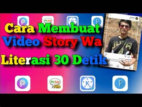 You can install 30 conversations in the home screen. Cara Membuat Video Story Wa Literasi 30 Detik Youtube