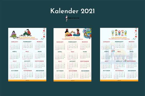 Kalender Lengkap 2021 Newstempo