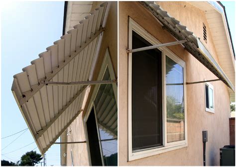Video removing a metal awning. The Sunshine Grove: Aluminum Window Awnings and Patio Covers