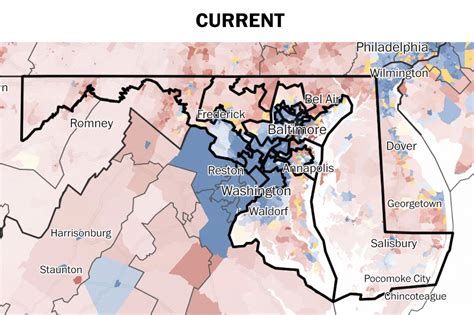 Marylands New Congressional Map How Districts Midterms Change The