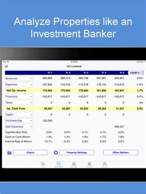Search for best investing apps. Real Estate Investing Analyst screenshot