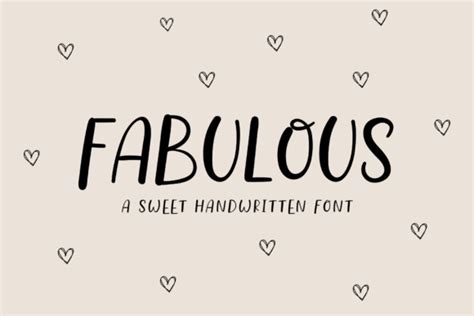 Fabulous Font By Cotton White Studio · Creative Fabrica